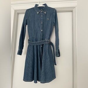 Ralph Lauren Blue Denim Kids Dress